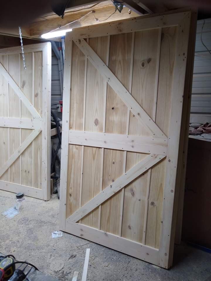Completed custom door