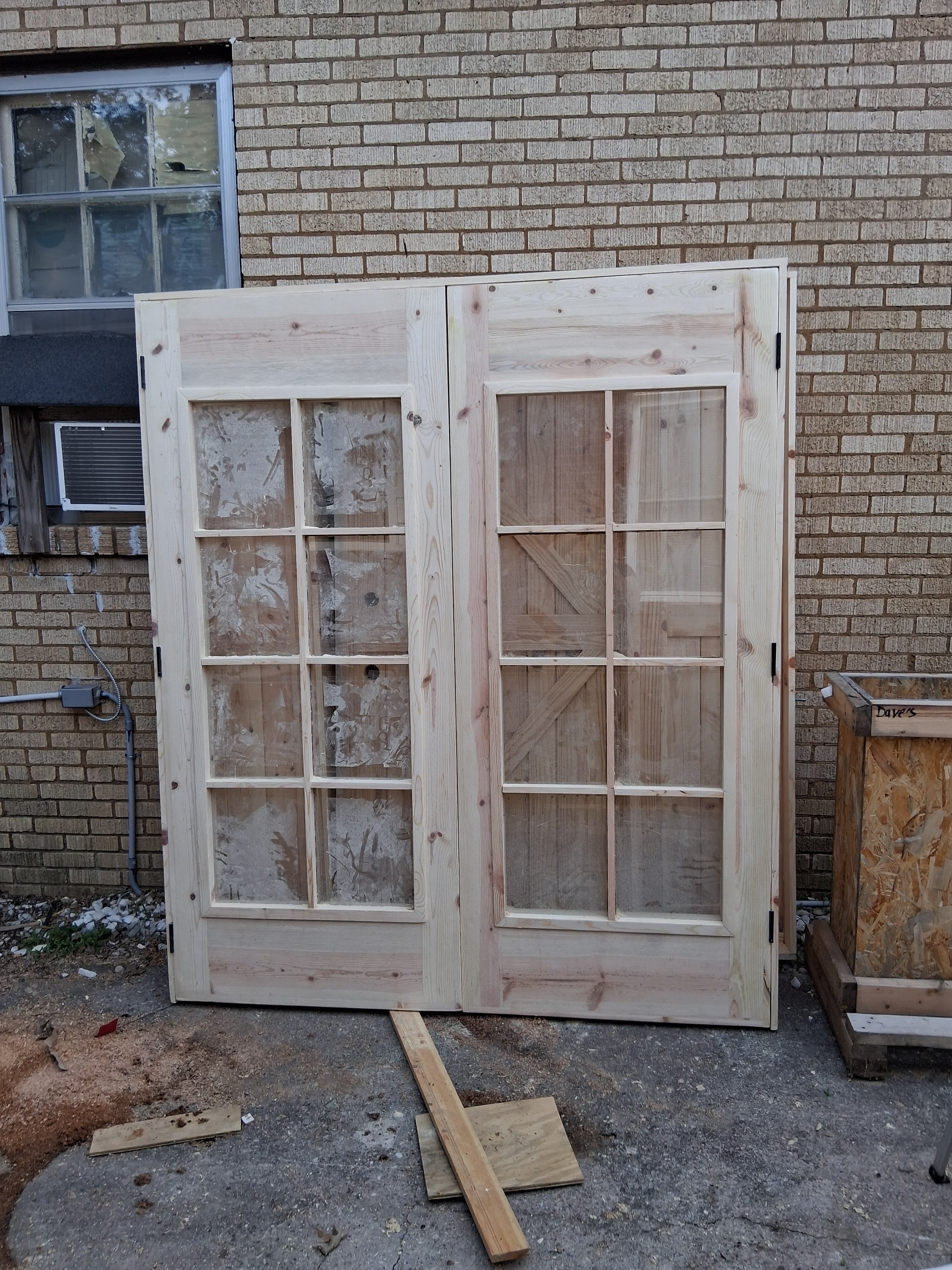 Completed custom door