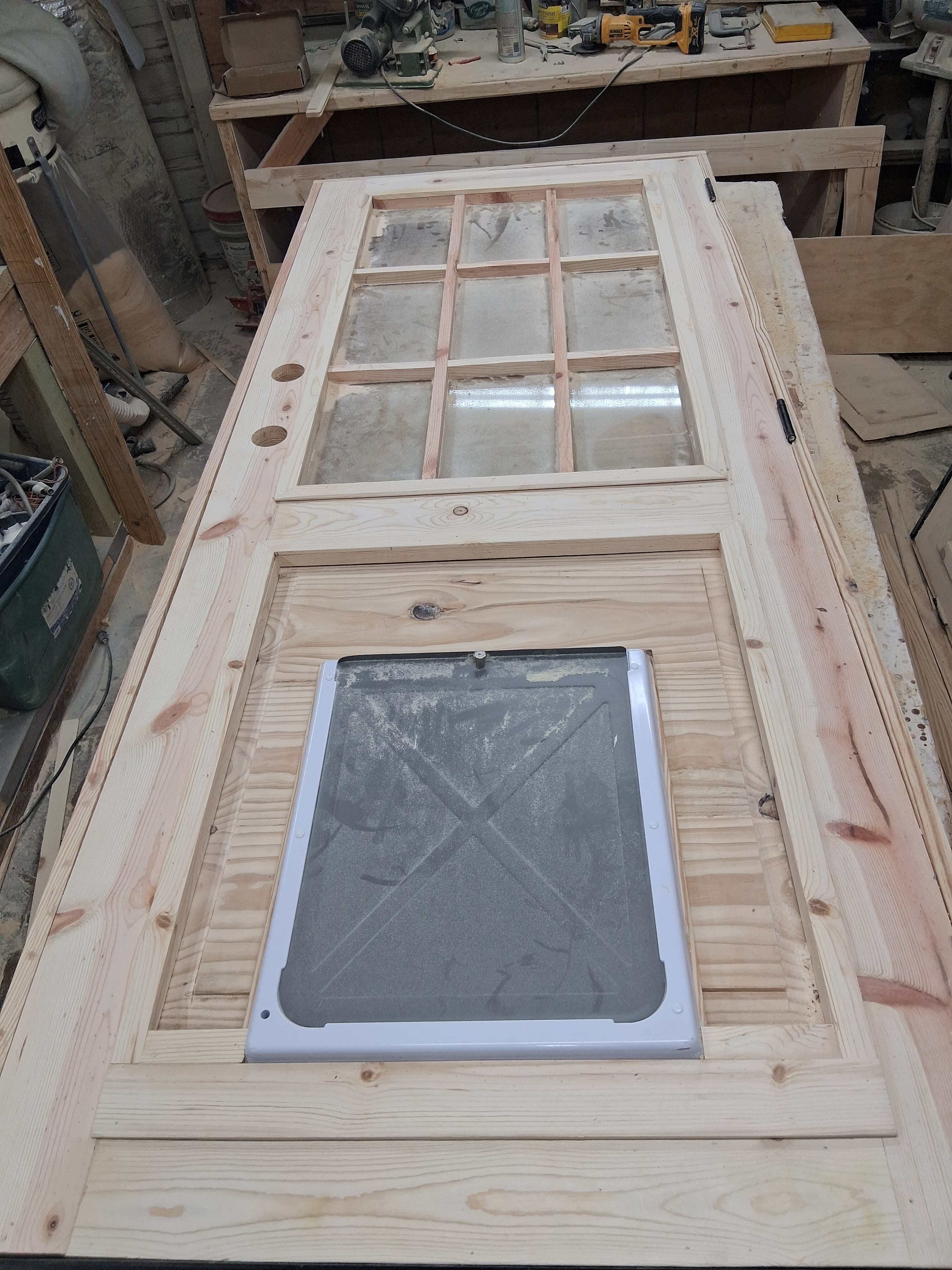Completed custom door
